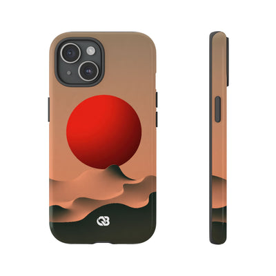 Crimson Sol Ridge · Tough Phone Case for iPhone · Red