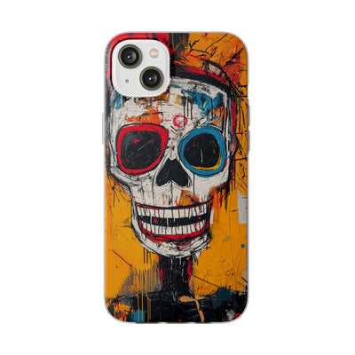 Vivid Graffiti Skull · Soft Custodia per iPhone