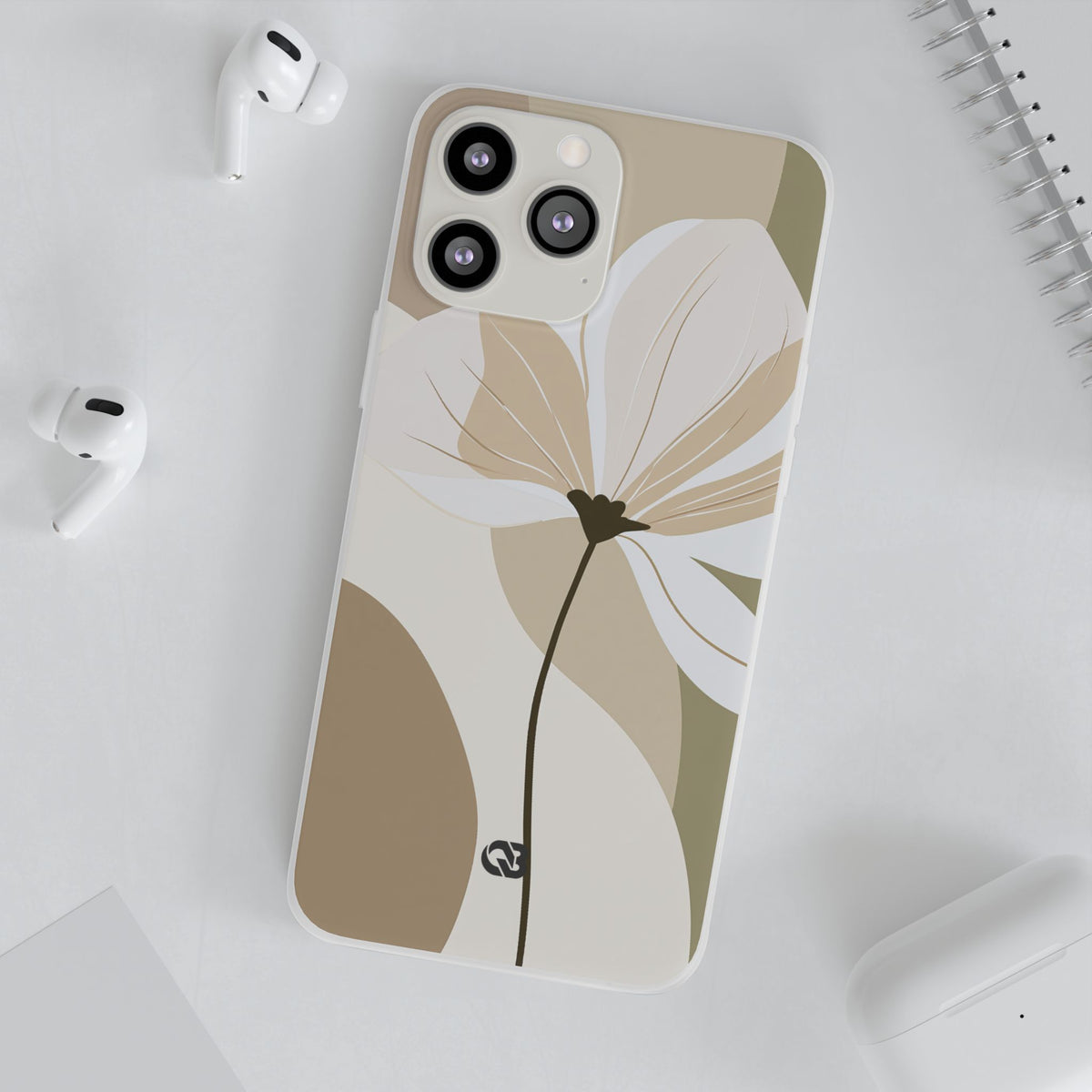 Soft Petal Bloom · Lite Phone Case for iPhone ·  Beige