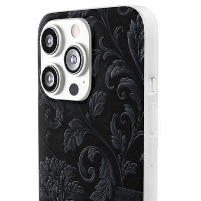 Obsidian Damask · Lite Phone Case for iPhone ·  Black