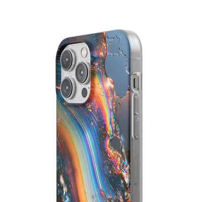 Prismatic Aura Flow · Lite Phone Case for iPhone ·  Blue