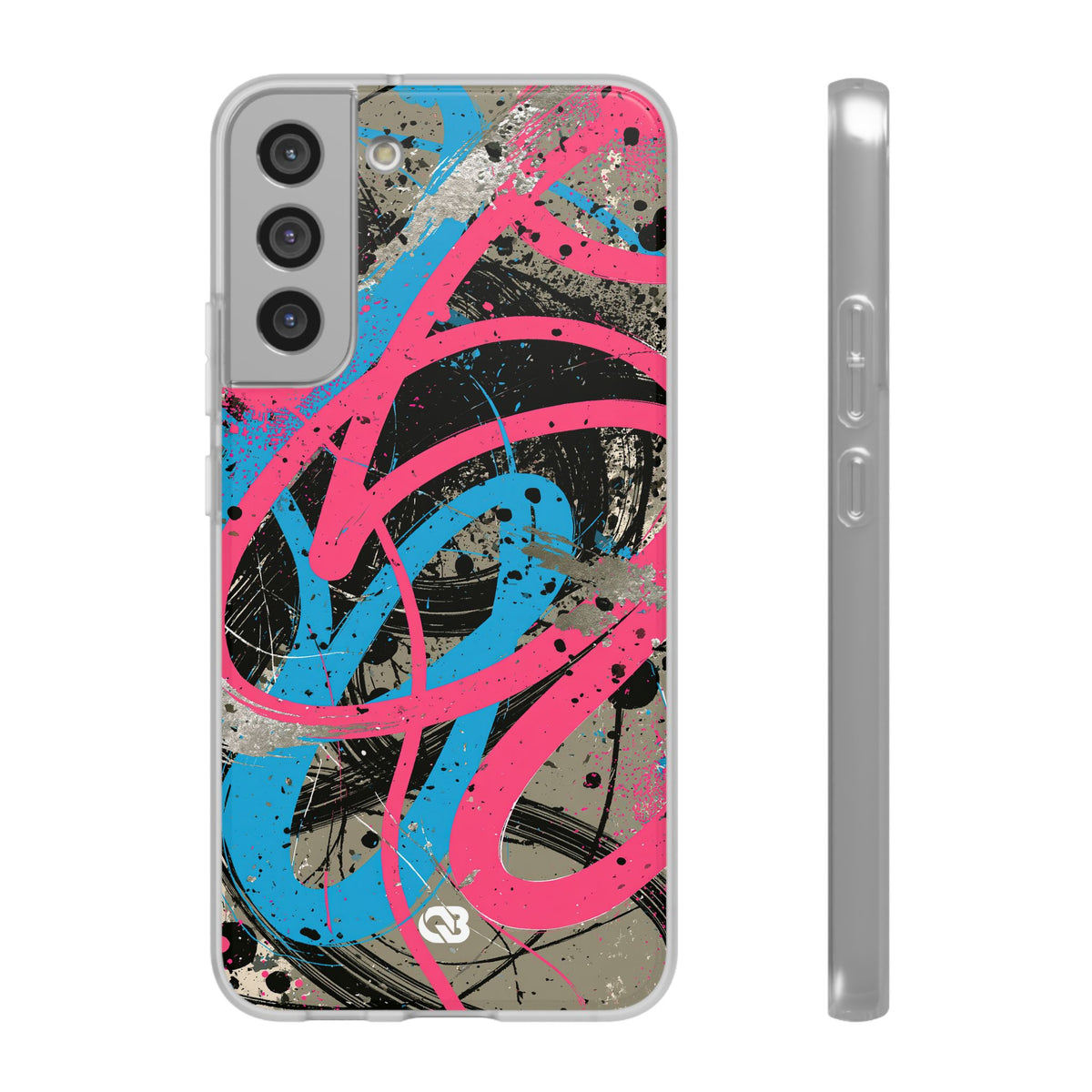 Cyber Splatter Flow · Lite Phone Case for Samsung · Pink