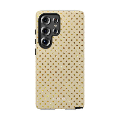 Gold Glitzer Raster Samsung S25 Ultra Case - Tough