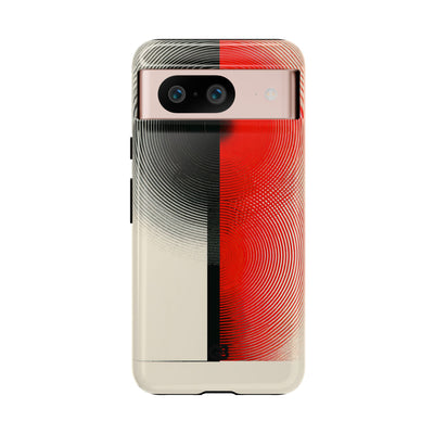 Red Tough Phone Case for Google Pixel - Split Signal Red