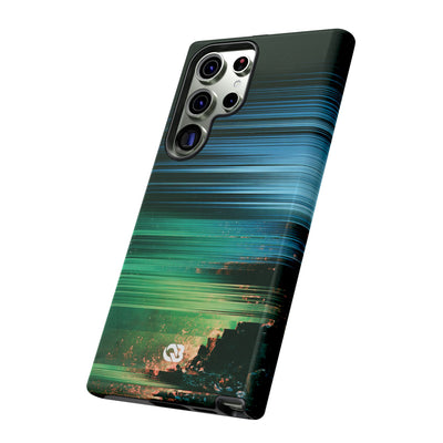 Digital Shoreline Drift · Tough Phone Case for Samsung · Teal