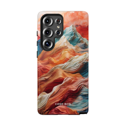 Fabric Peaks Cream Samsung S25 Ultra Case - Tough