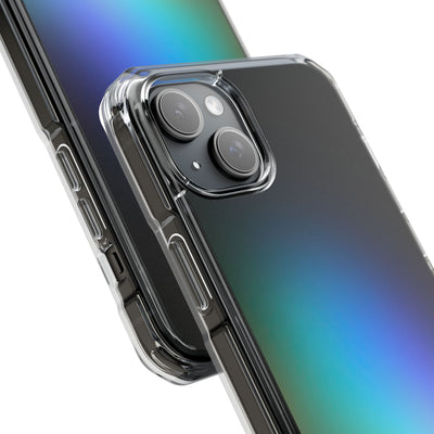 Black Impact MagSafe Phone Case for iPhone - Electric Prism Grain