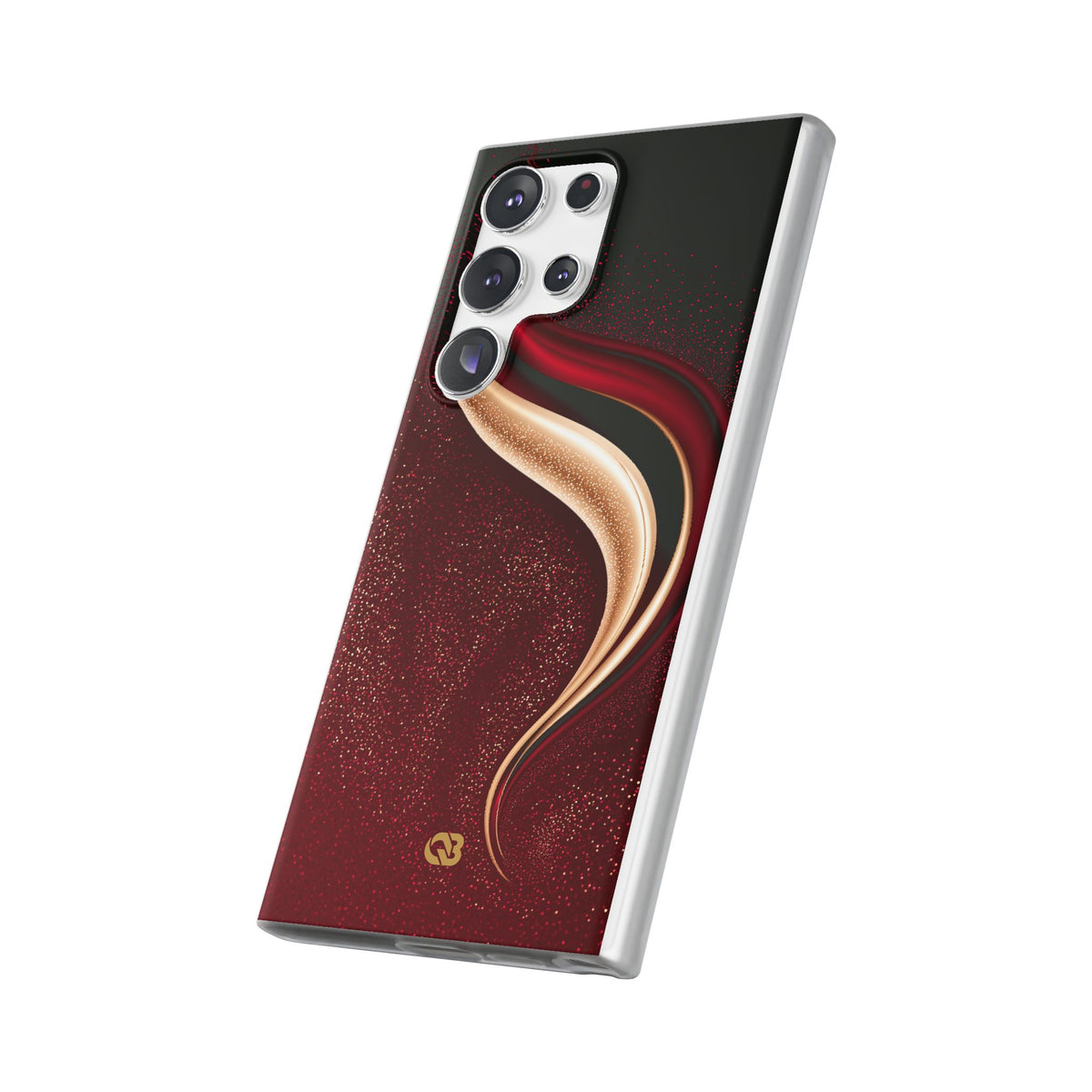 Gilded Crimson Flow · Lite Phone Case for Samsung · Red