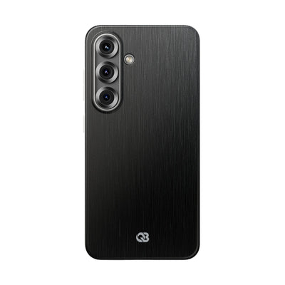 Obsidian Brushed Steel · Lite Phone Case for Samsung · Black