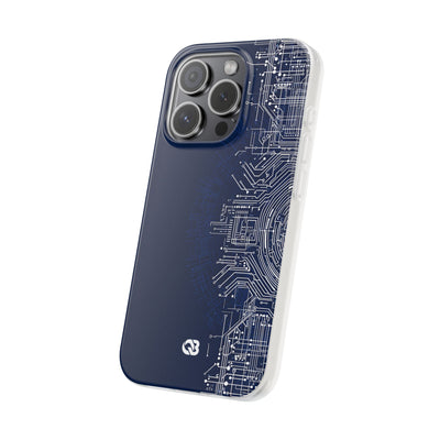 Blue Lite Phone Case for iPhone - Cobalt Circuit Logic