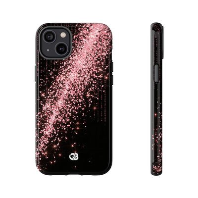 Rose Digital Cascade · Tough Phone Case for iPhone · Pink