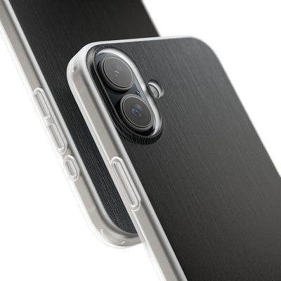 Obsidian Brushed Steel · Lite Phone Case for iPhone ·  Black