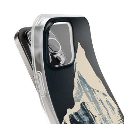 Blue Lite Phone Case for iPhone - Frozen Navy Monolith