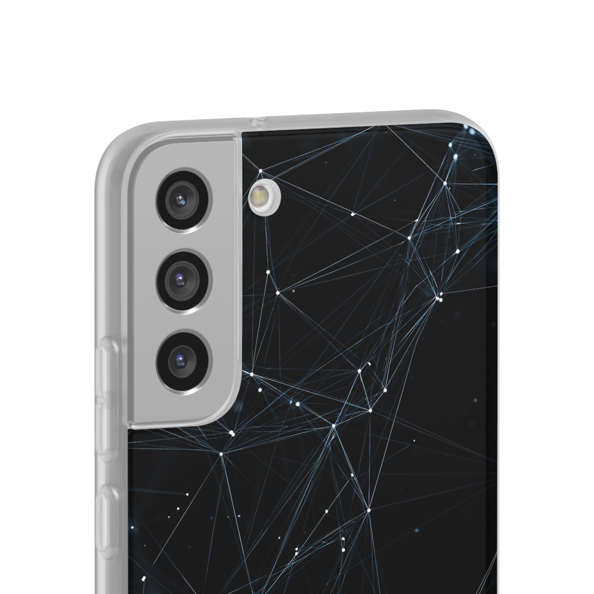 Black Lite Phone Case for Samsung - Arctic Neural Mesh