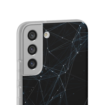 Black Lite Phone Case for Samsung - Arctic Neural Mesh