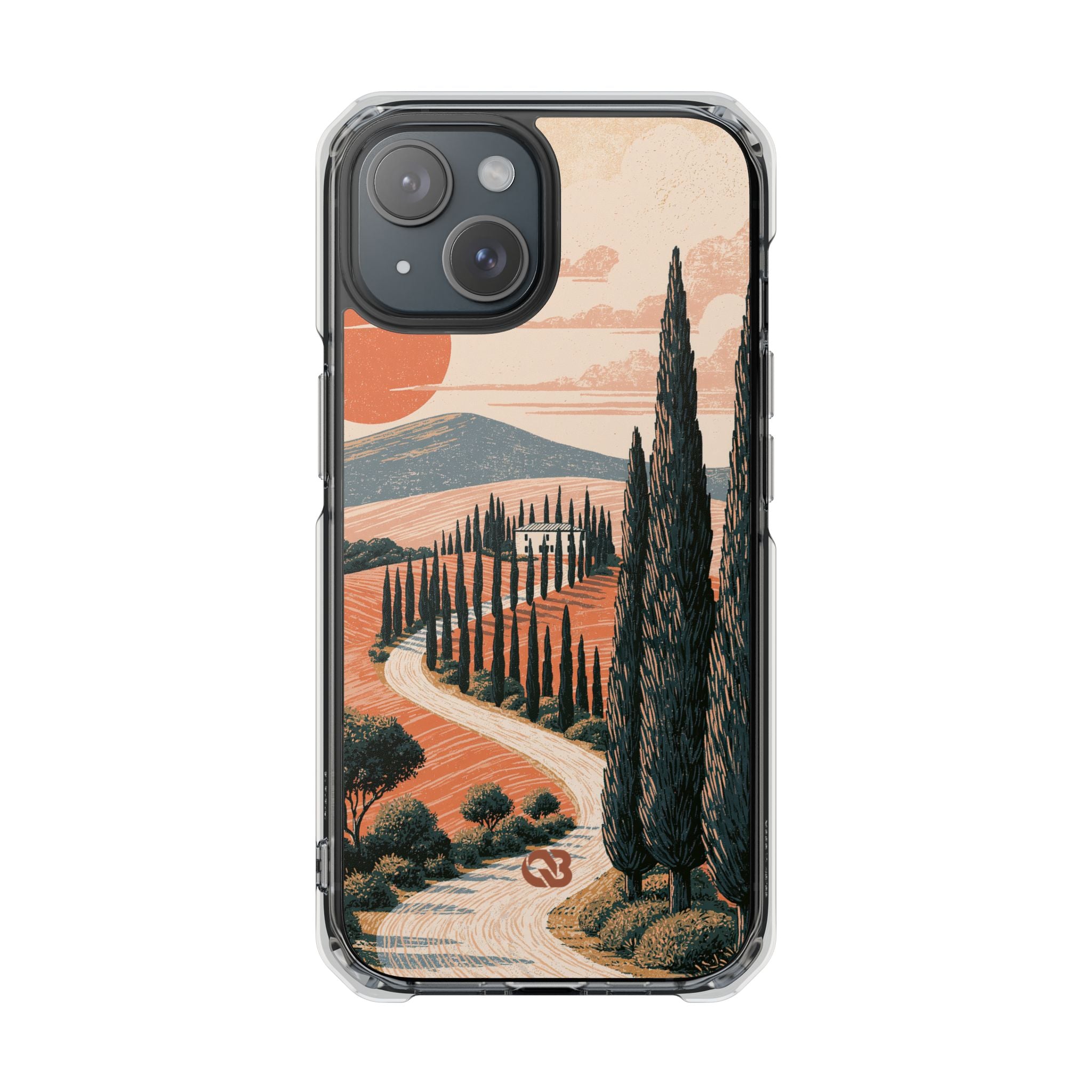 Orange Impact MagSafe Phone Case for iPhone - Terracotta Ridge Trail