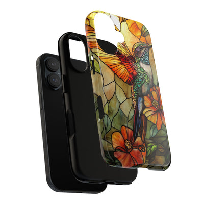 Amber Glass Hummingbird · Tough Phone Case for iPhone