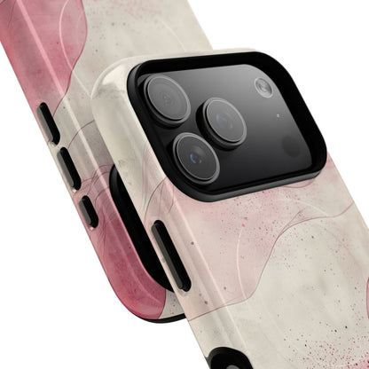 Crimson Waves iPhone 17 Pro Case - Tough+ - CASE•BOB