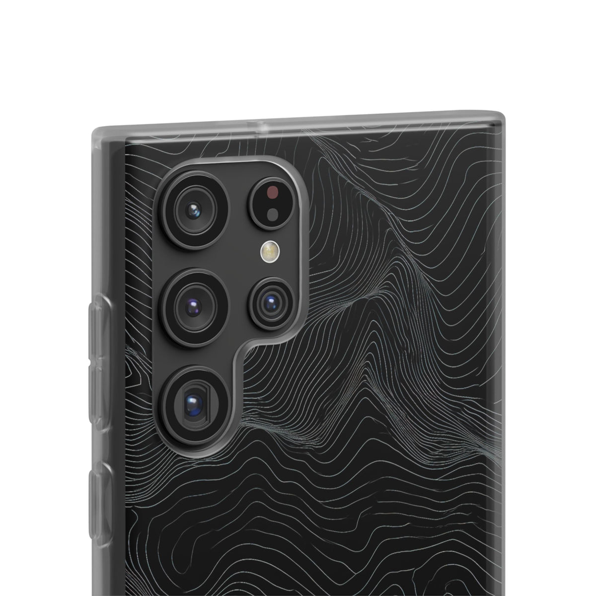 Obsidian Contour Elevation · Lite Phone Case for Samsung · Black