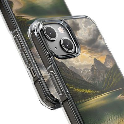 Gilded Mountain Lake · Impact Custodia per iPhone · Magsafe