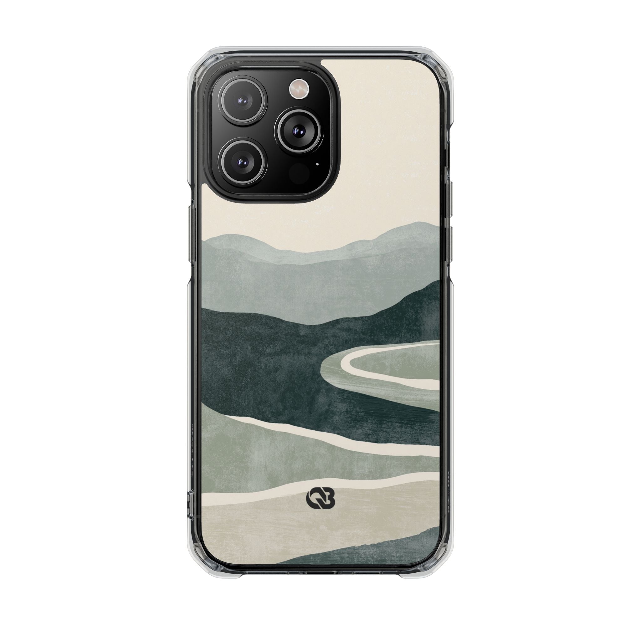 Green Impact MagSafe Phone Case for iPhone - Misty Sage Valley