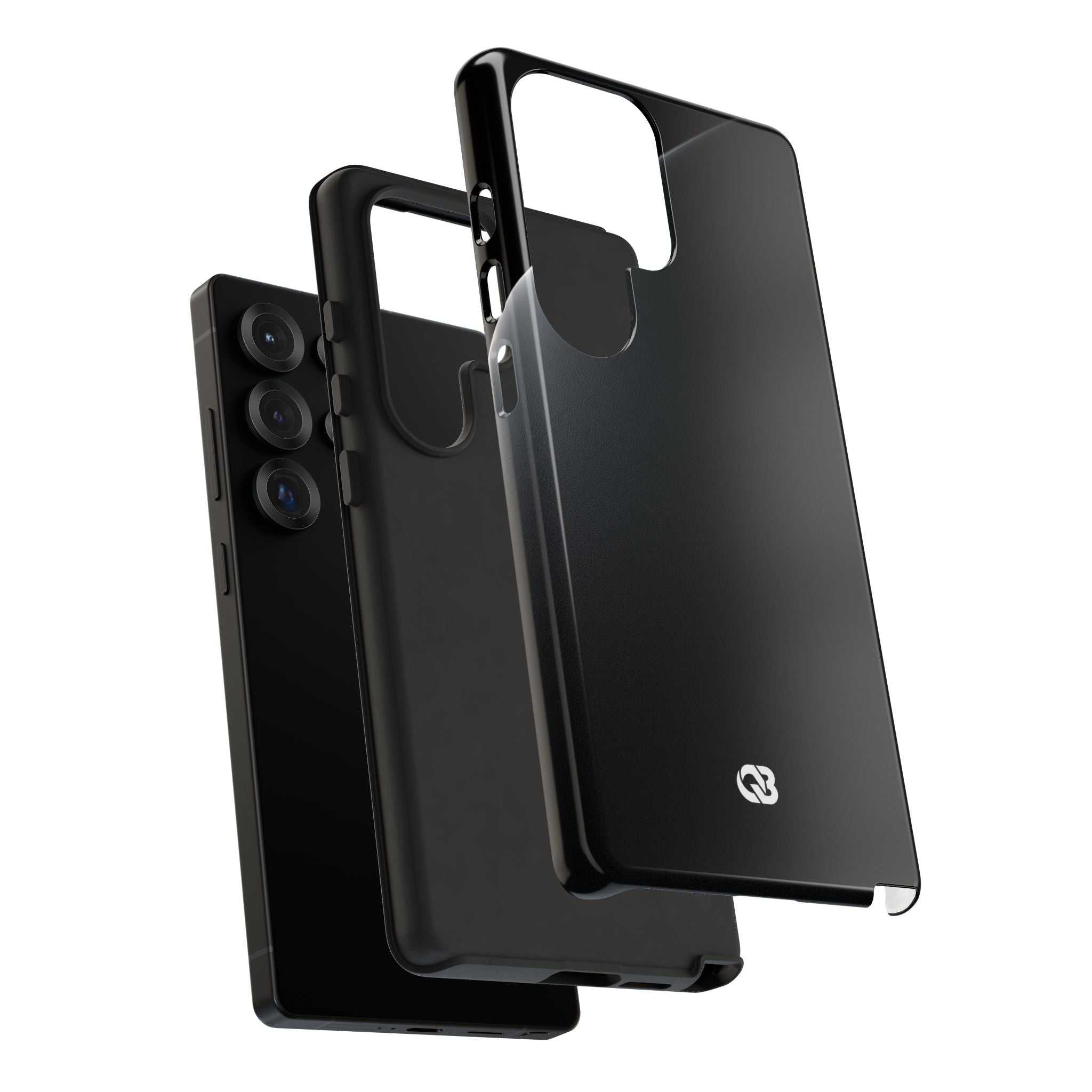 Black Tough Phone Case for Samsung - Obsidian Lunar Arch