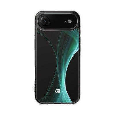 Emerald Lumen · Clear Impact Magnetic Phone Case for iPhone · Green