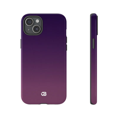 Purple Tough Phone Case for iPhone - Nocturnal Plum Fade