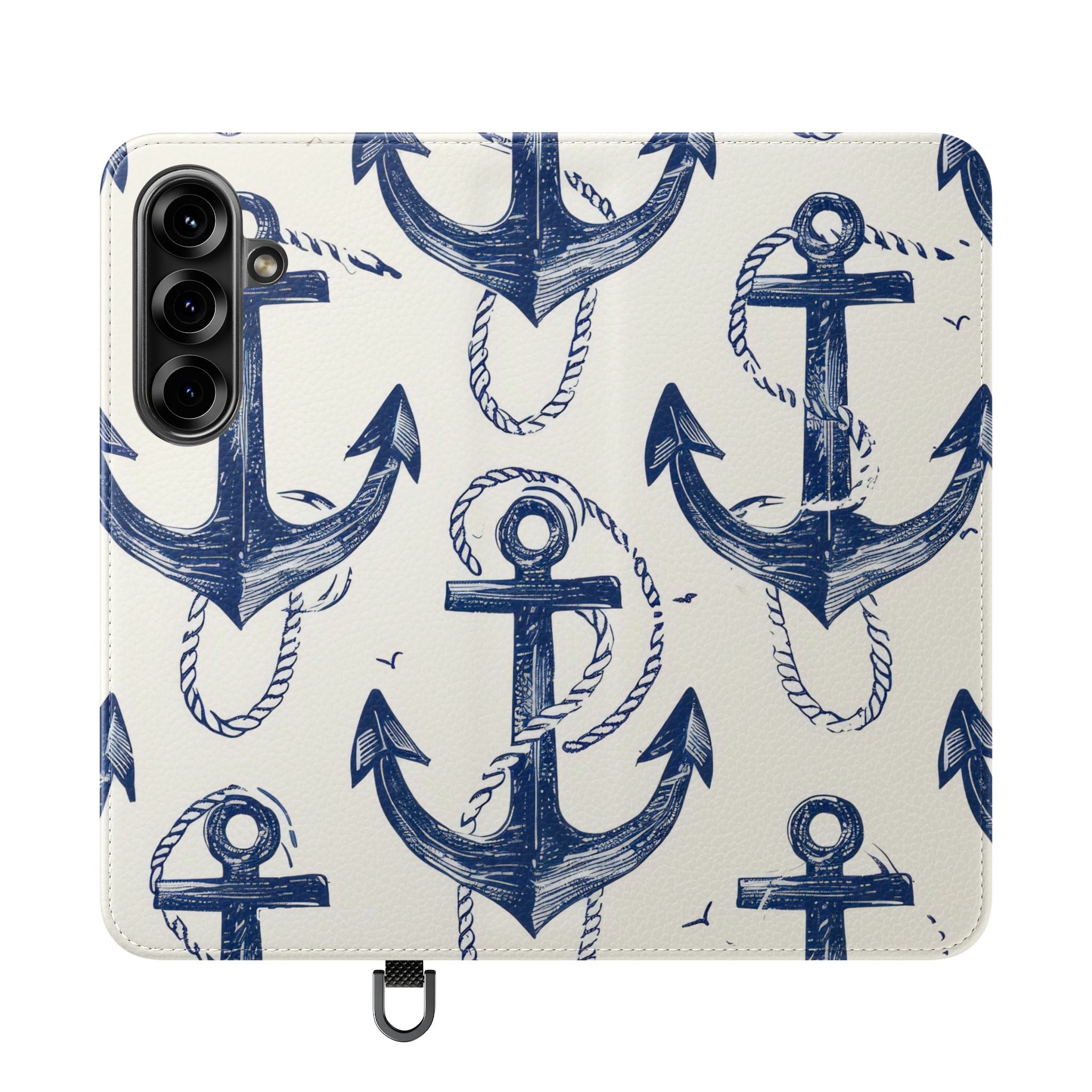 Blue Anchor Breeze - Samsung S25 Case - Wallet