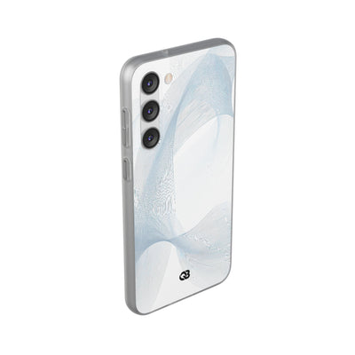 Glacial Contour Waves · Lite Phone Case for Samsung · White