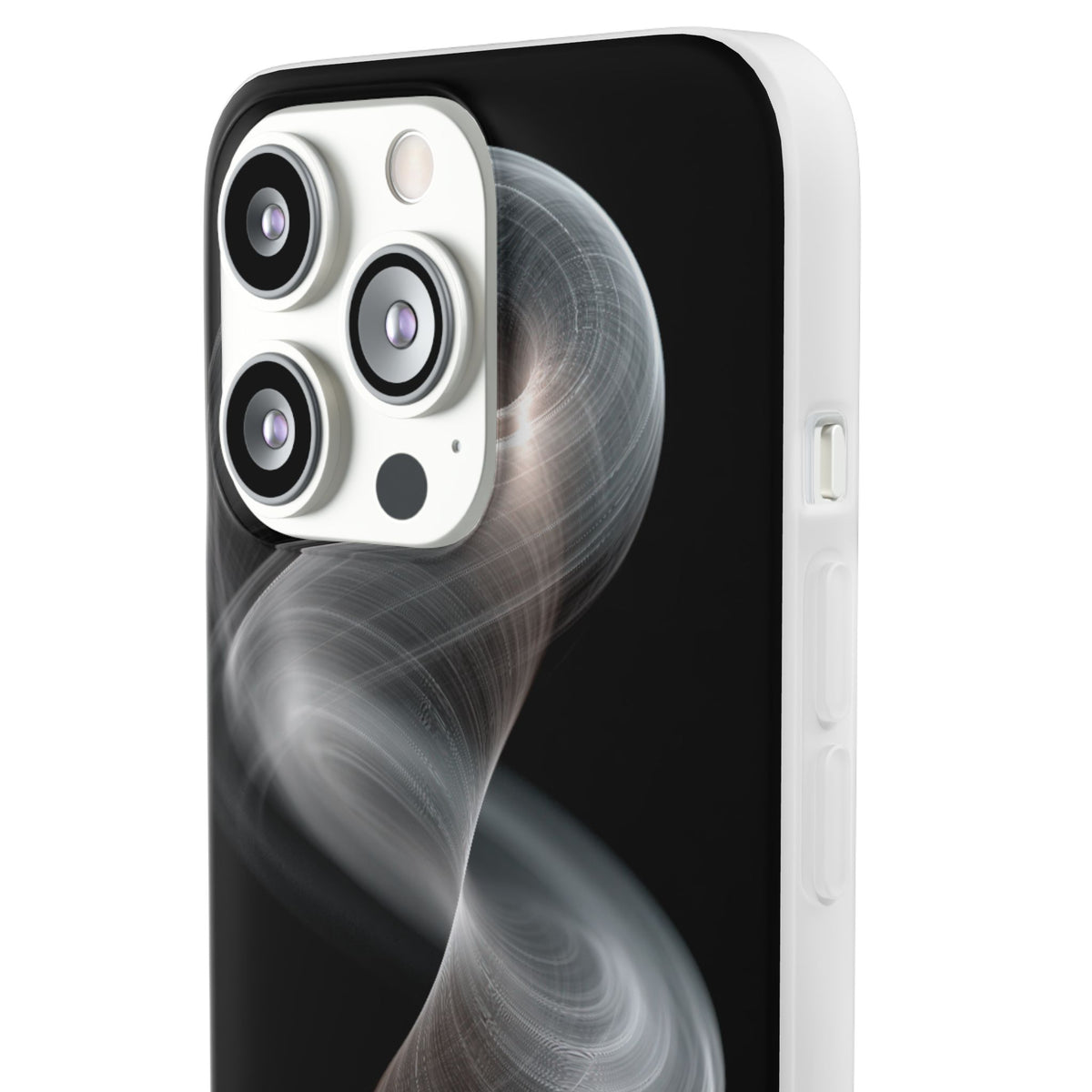 Luminous Vortex · Lite Phone Case for iPhone ·  Black