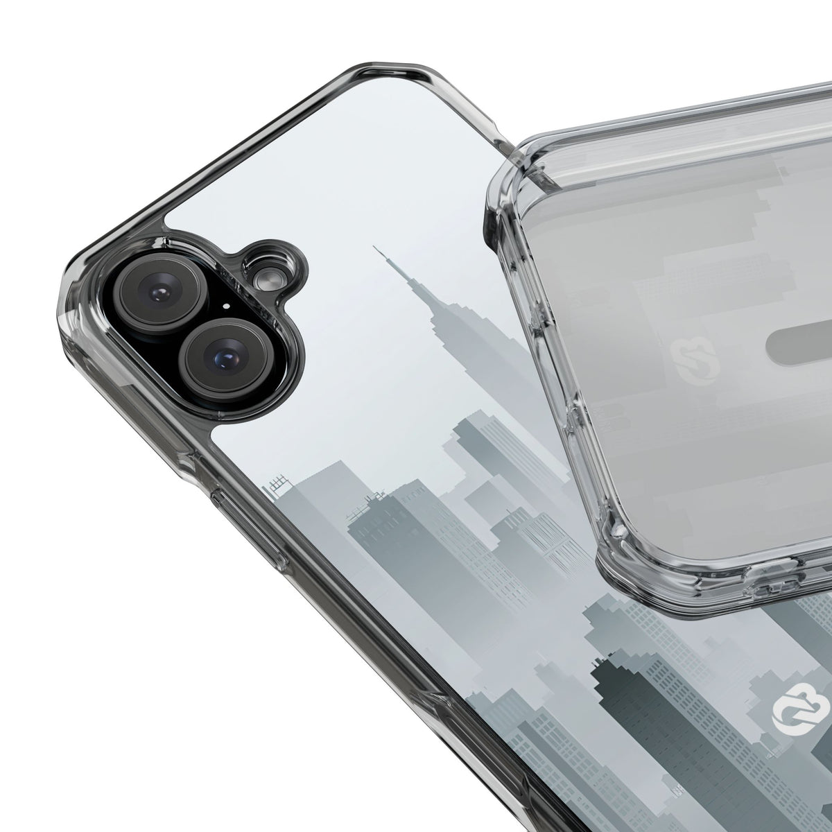 Metropolitan Horizon · Clear Impact Magnetic Phone Case for iPhone ·  Grey