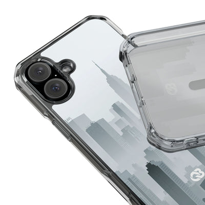 Metropolitan Horizon · Clear Impact Magnetic Phone Case for iPhone ·  Grey
