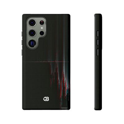 Black Tough Phone Case for Samsung - Corrupted Data Stream