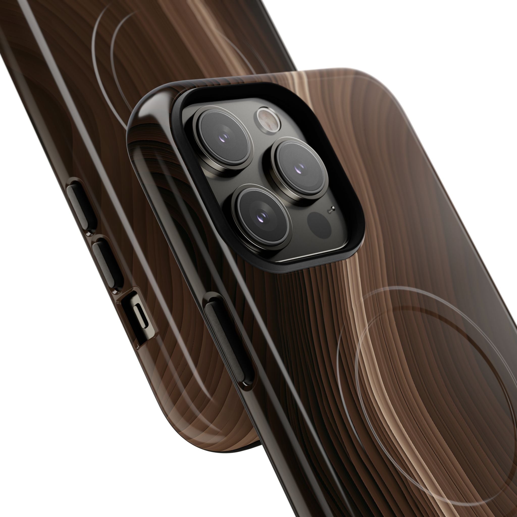 Brown Tough 2.0 Magsafe Phone Case for iPhone - Bronzed Canyon Relief