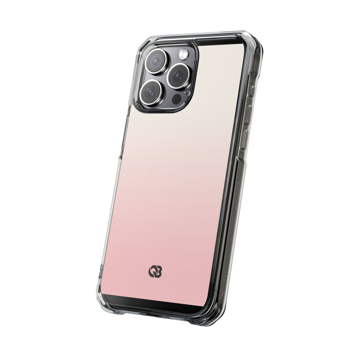 Blush Horizon · Clear Impact Magnetic Phone Case for iPhone ·  Pink