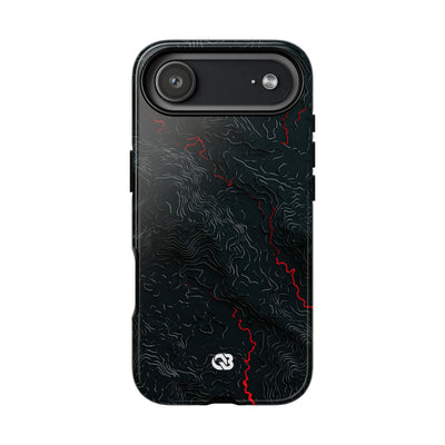 Crimson Rift · Tough Phone Case for iPhone · Black