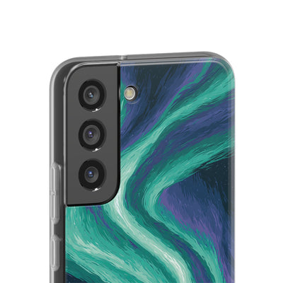 Arctic Aurora Bear · Lite Phone Case for Samsung · Teal