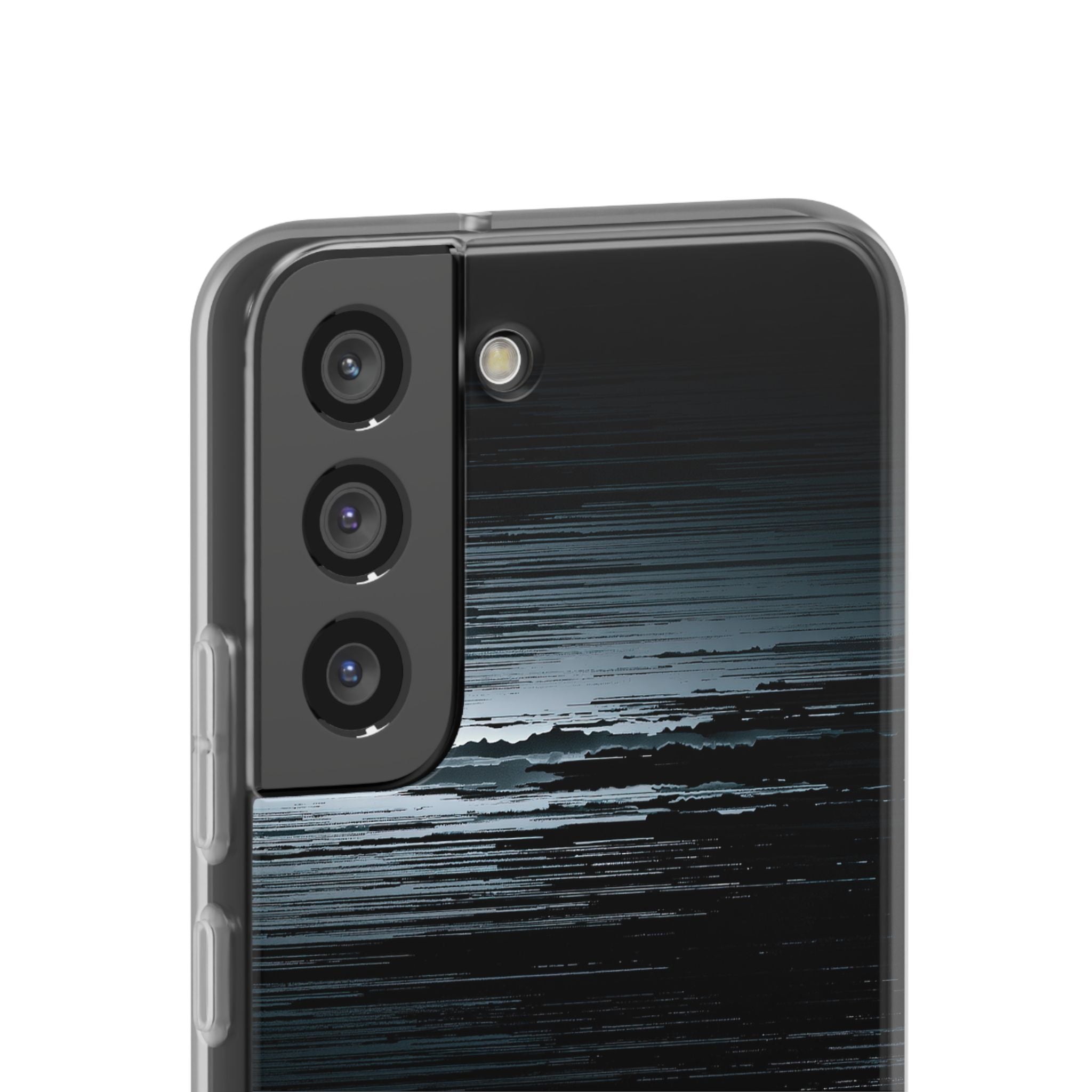 Black Lite Phone Case for Samsung - Frozen Signal Glitch