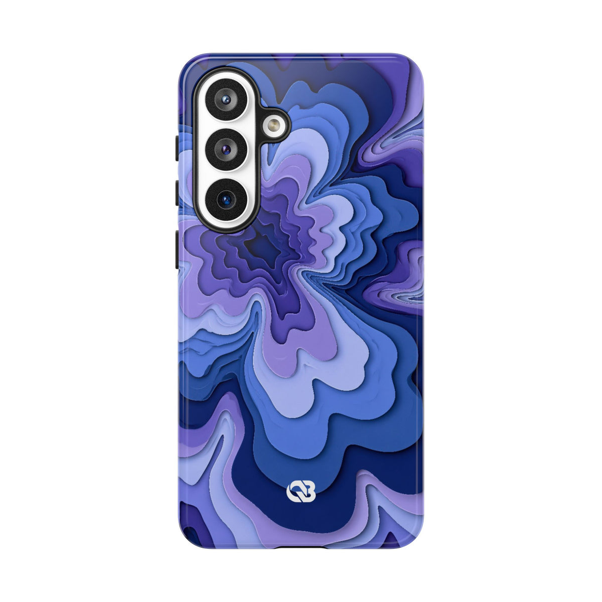 Periwinkle Strata Bloom · Tough Phone Case for Samsung · Purple