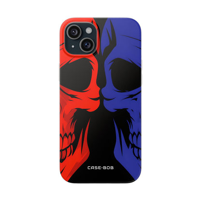 Skull Clash iPhone 15 Plus Case - Soft