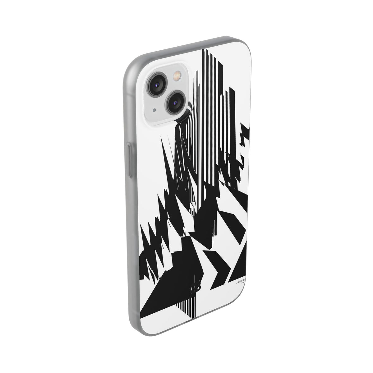White Lite Phone Case for iPhone - Shattered Vector Spire