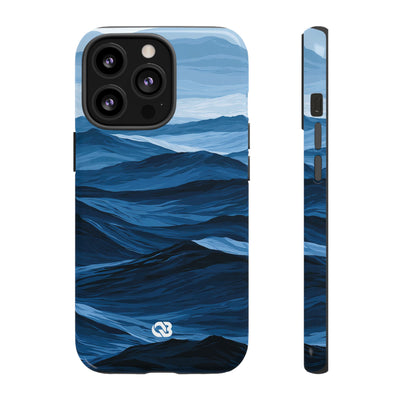Cerulean Ridges · Tough Phone Case for iPhone · Blue