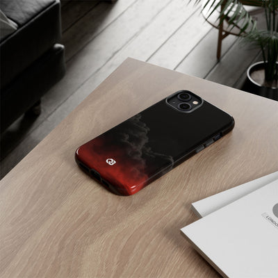 Crimson Fog Void · Tough Phone Case for iPhone · Black