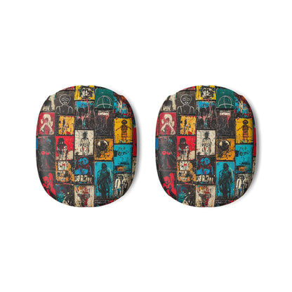 Portrait Grid Crimson - AirPod Max Case