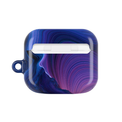 Radiant Strata · Hard Case for AirPods & AirPods Pro · Blue
