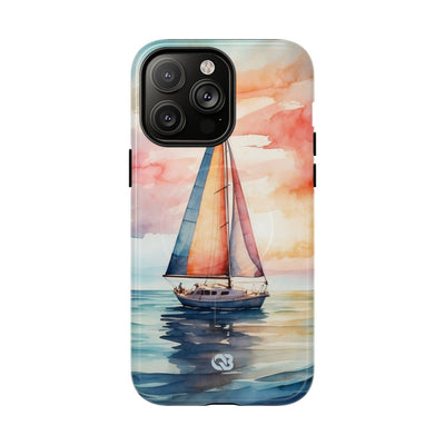 Crimson Horizon Sail · Tough+ Phone Case for iPhone · Magsafe