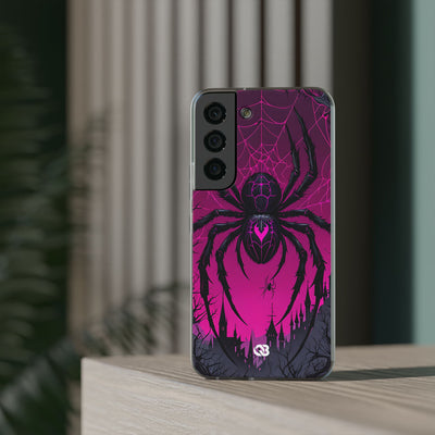 Obsidian Neon Widow · Soft Custodia per Samsung