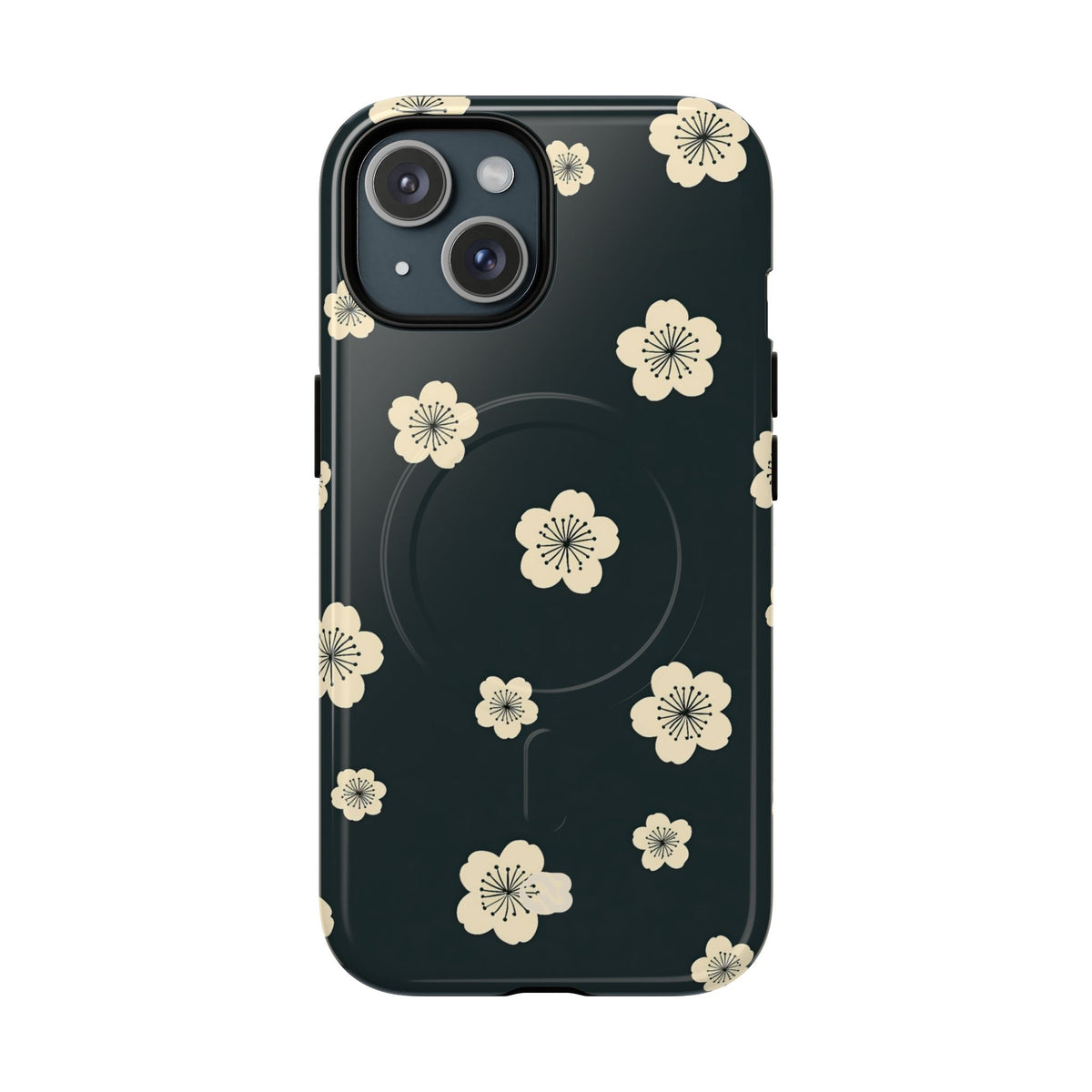 Midnight Sakura Bloom · Tough 2.0 Magnetic Phone Case for iPhone · Black