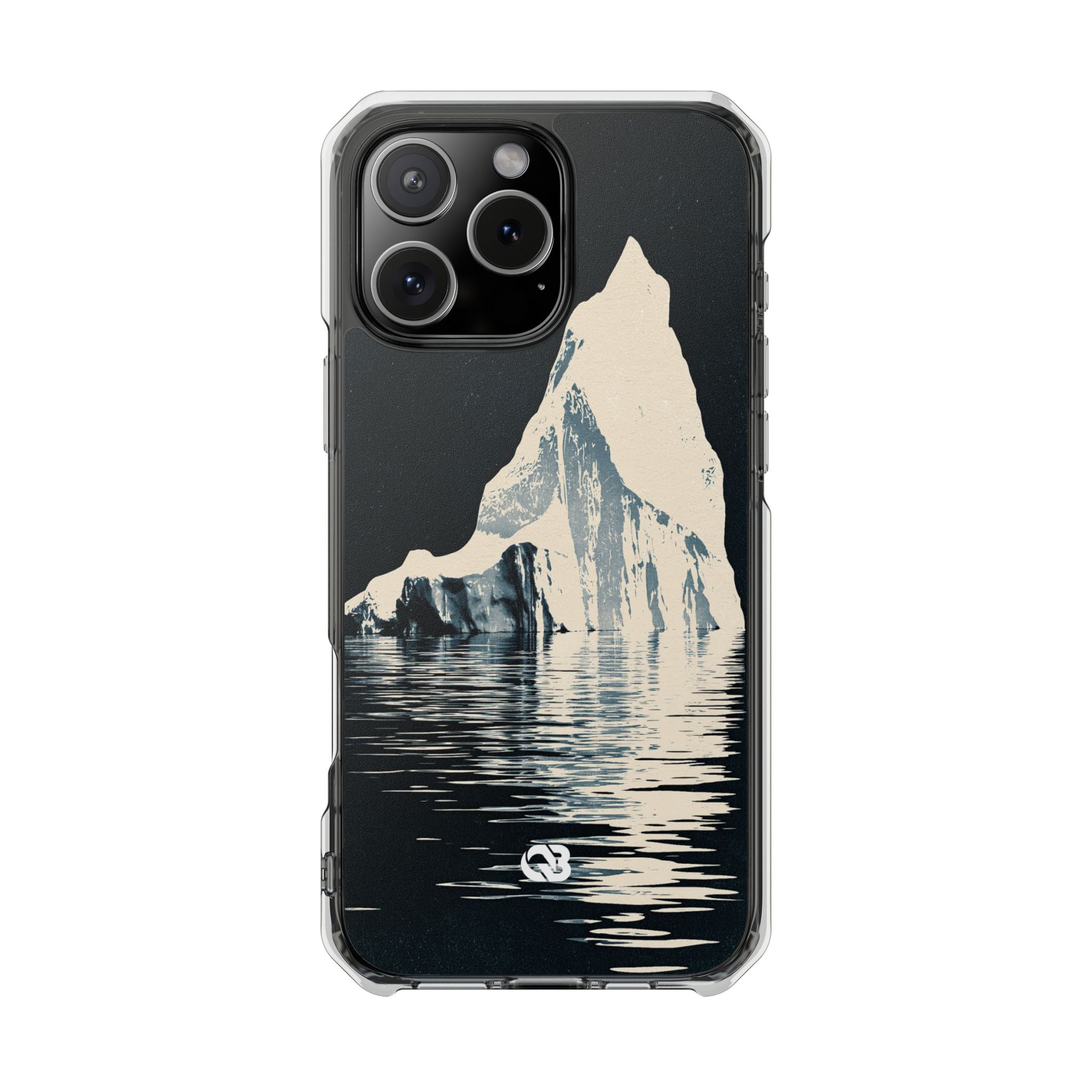 Blue Impact MagSafe Phone Case for iPhone - Frozen Navy Monolith